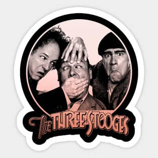 The Three Stooges // Gradients Drawing Artwork Sticker